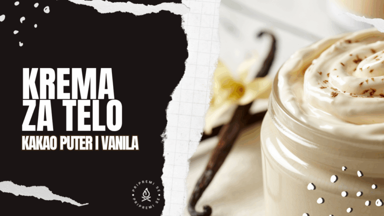 Krema za telo sa kakao puterom i vanilom